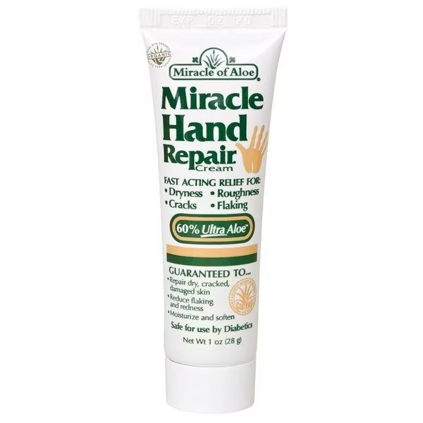 Miracle of Aloe Herbal Scent Hand Repair Cream 1 oz, Miracle Hand, Mfr#: 05051